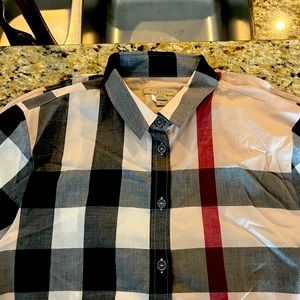 Women’s Burberry Brit Signature Classic Dress Shirt